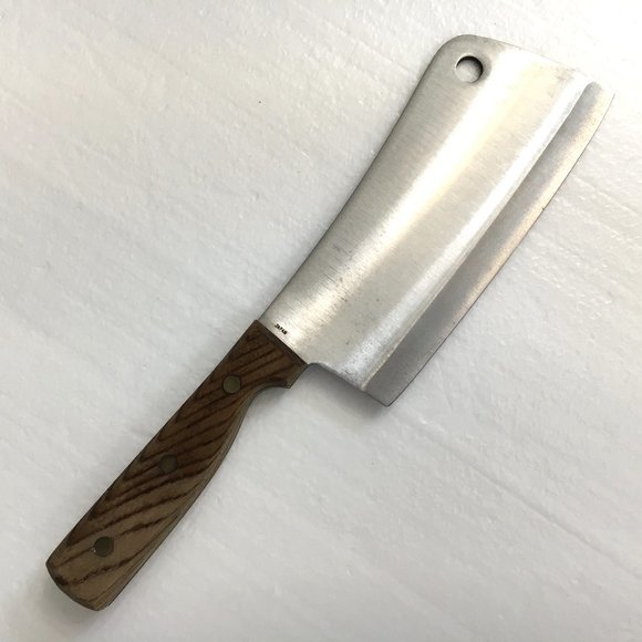 Carvel Hall Stainless Molybdenum Steel Butchers  Meat Cleaver Japan - Picture 2 of 14